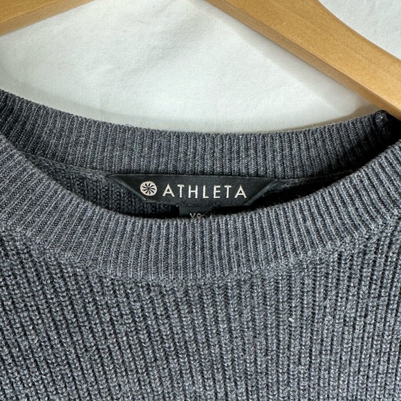 Athleta Grey Sweater - Asymmetrical - Rest Day Style Size XS - Picture 4 of 8